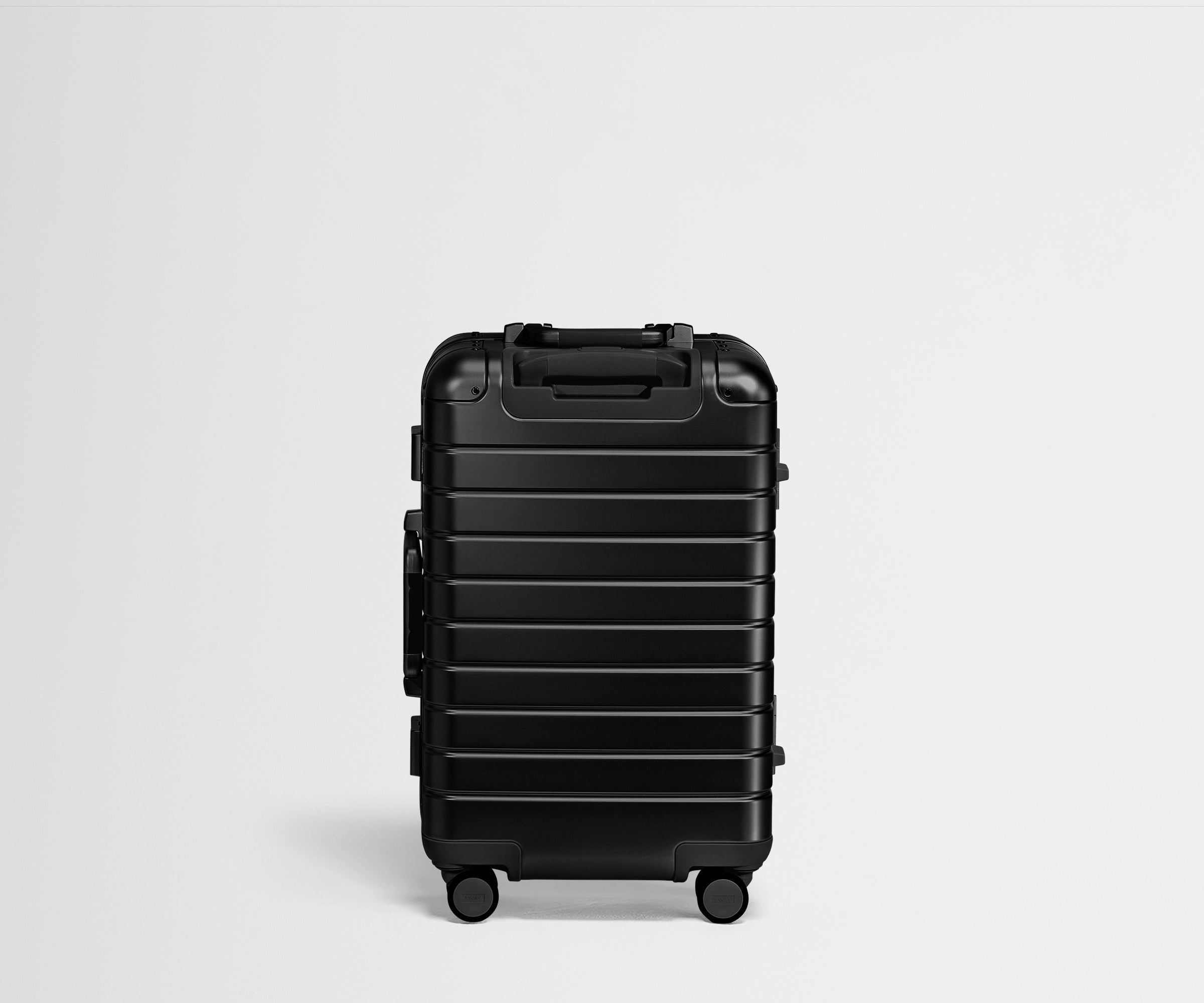 Premium Aluminum Carry On Luggage - Onyx Black Expandable Suitcase for Travel | Lightweight & Durable for Business Trips & Vacations