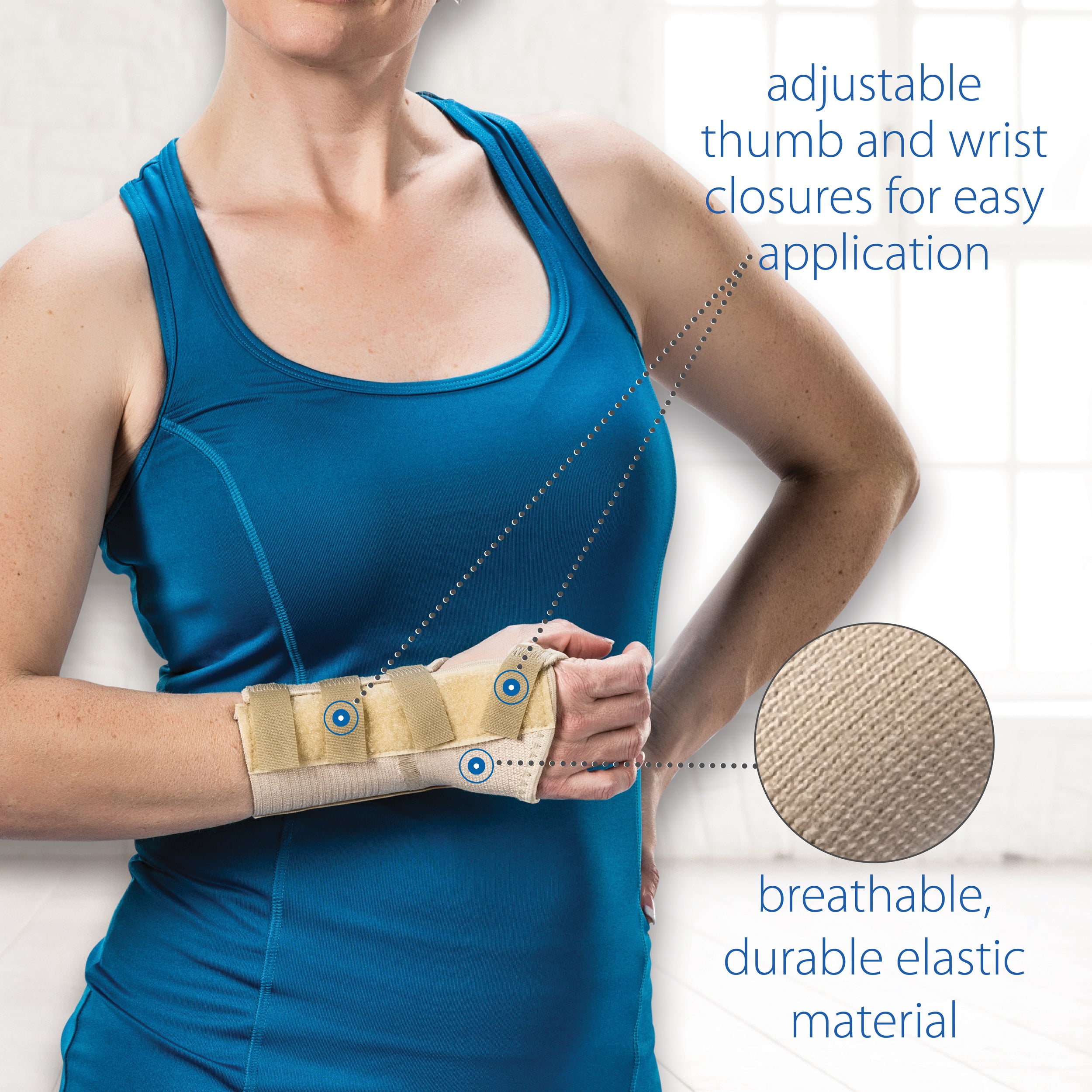 Swede O Elastic Wrist Brace Support - Adjustable Compression for Carpal Tunnel, Arthritis & Tendonitis Relief - Ideal for Typing, Gaming & Sports Activities