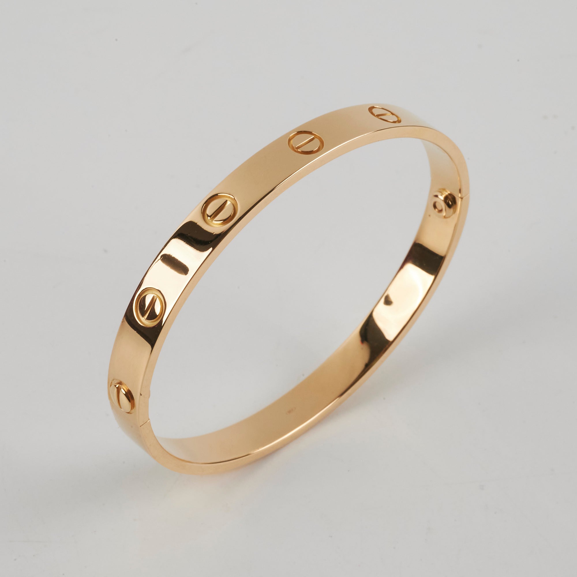 Cartier Love Bracelet 18K Gold Size 17 - Luxury Jewelry for Women, Perfect for Anniversaries & Special Occasions