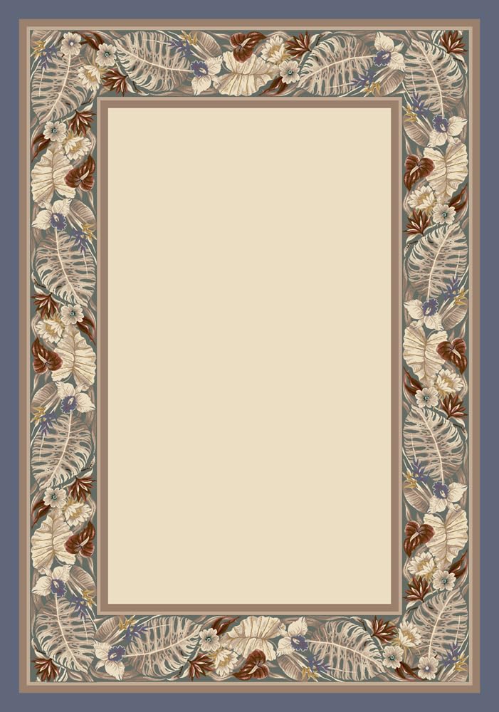Milliken Tropical Forest Opal Lapis Area Rug 3'10