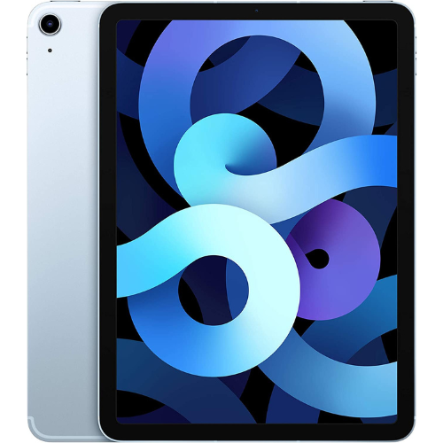 Apple iPad Air 4 (4th Generation, 10.9-inch) 256GB Sky Blue - Cellular + WiFi - Perfect for Work, Study & Entertainment