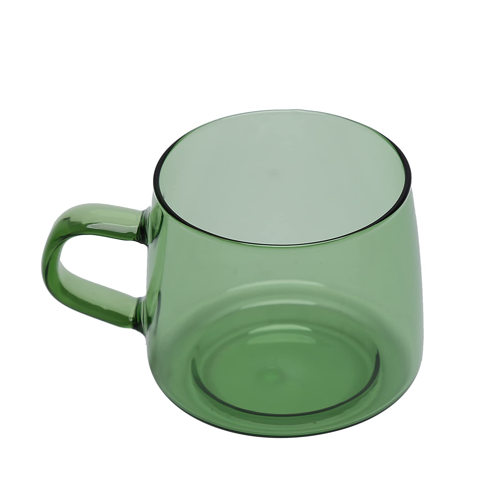 Premium 350ml High-Temperature Resistant Coffee Mug - Ideal for Home, Office & Cafe Use - Perfect Gift for Coffee Lovers (Green)