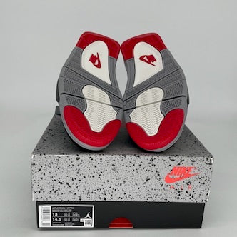 Original Air Jordan 4 Bred Reimagined Men's Basketball Shoes Size 13 (FV5029-006) - Retro Style for Sneaker Collectors & Streetwear Fashion