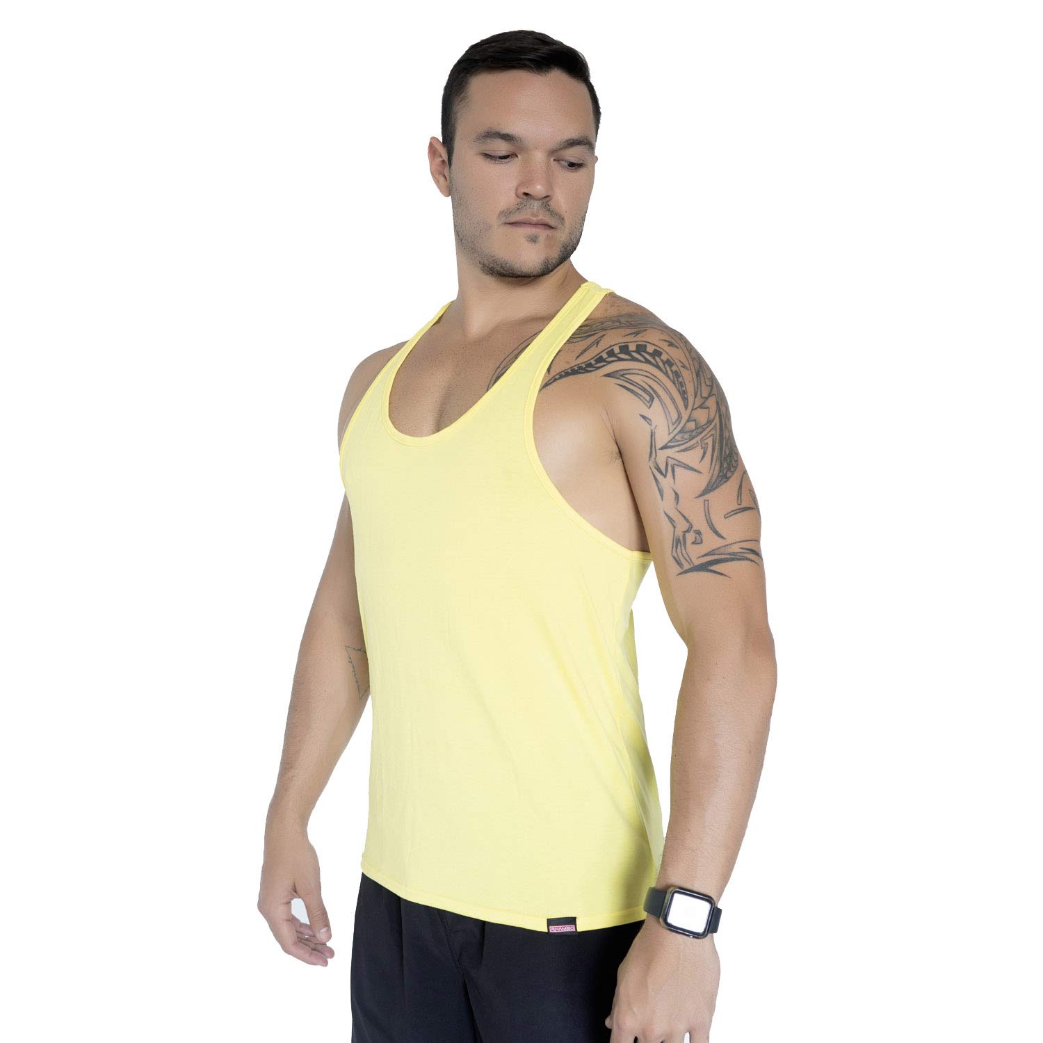 Men's Bodybuilding Stringer Gym Singlet - Racerback Tank Top for Weight Training & Workout | Breathable & Comfortable for Gym, CrossFit & Bodybuilding Competitions