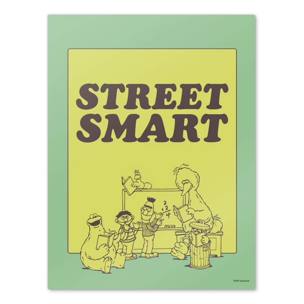 Sesame Street Themed Smart Home & Office Sign - Custom Graphics & More - Perfect for Kids' Rooms, Playrooms, and Workspaces