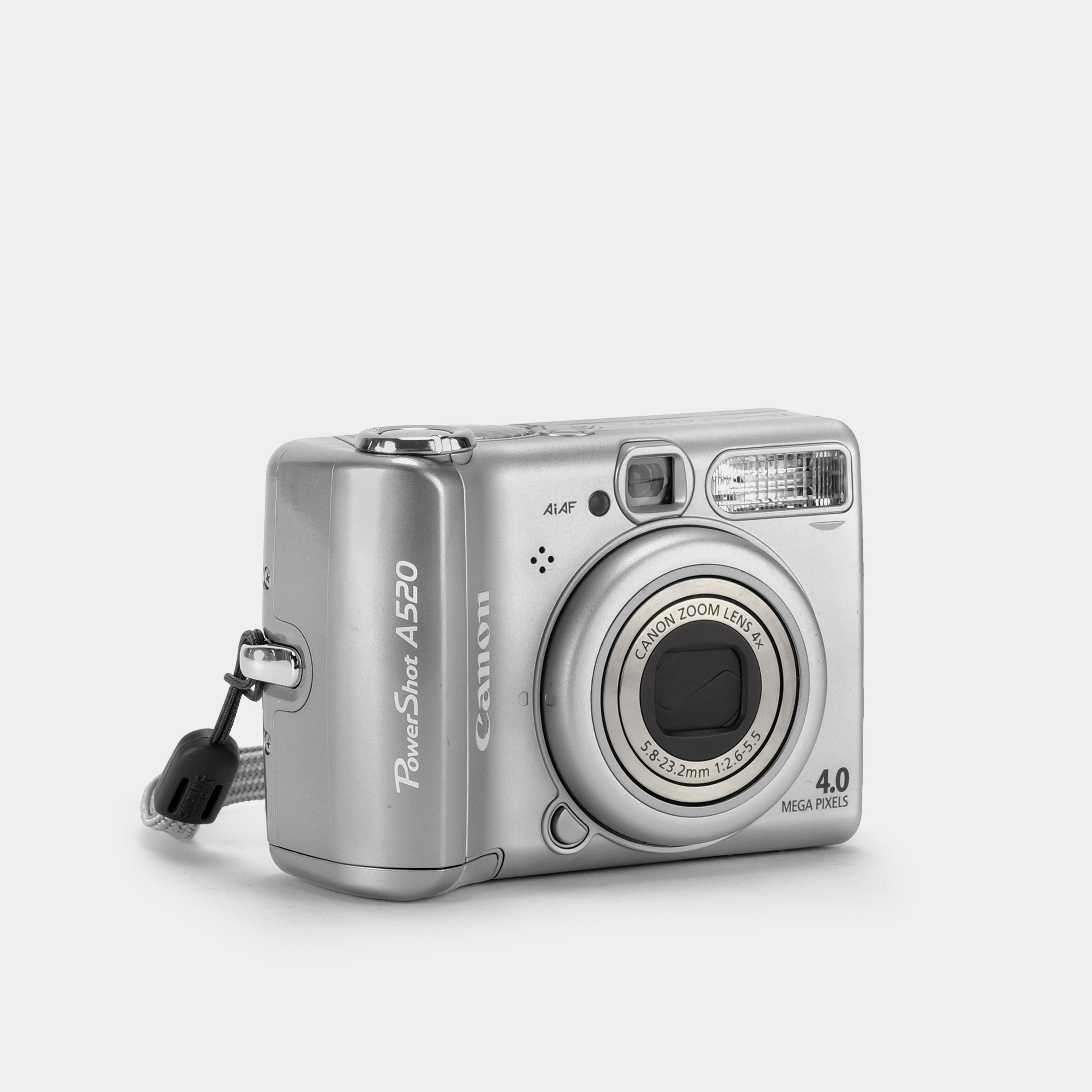 Canon PowerShot A520 Digital Camera - 4MP, 4x Optical Zoom, Compact Point & Shoot for Travel, Family Photos & Everyday Use