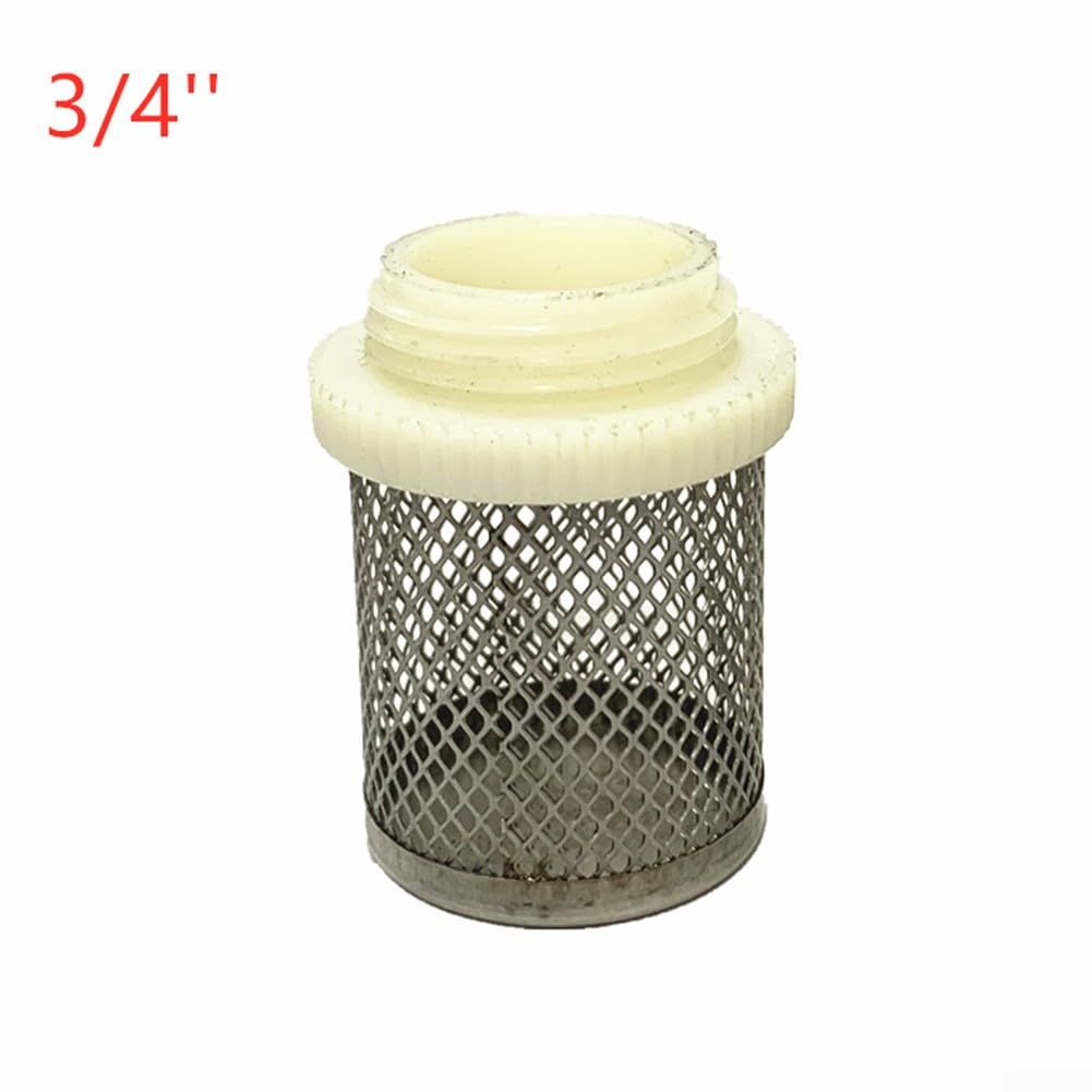 Stainless Steel Garden Hose Strainer - 3/4inch Filter for Rain Barrel & Irrigation