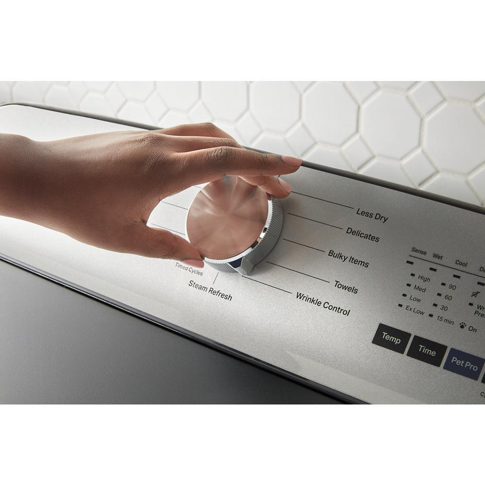Maytag 7.0 cu. ft. Electric Dryer with Pet Pro Option YMED6500MBK - Perfect for Large Laundry Loads & Pet Hair Removal
