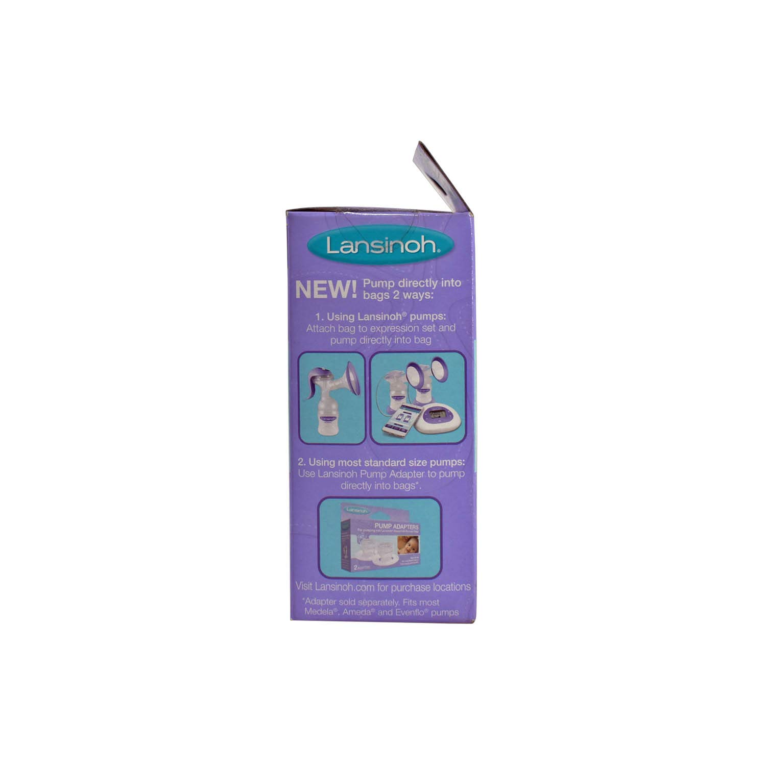 Lansinoh Breastmilk Storage Bags - 50 Count (3 Pack) | BPA-Free, Pre-Sterilized, Leak-Proof | Perfect for Pumping, Freezing & Organizing Breast Milk