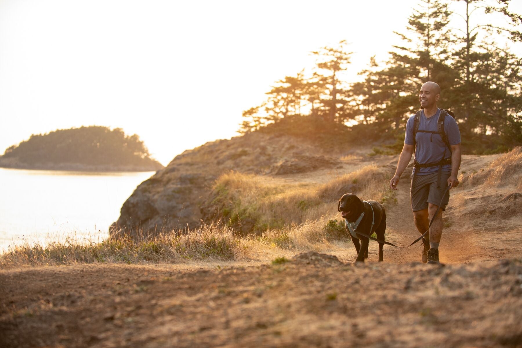 Ruffwear Front Range Dog Leash - Basalt Gray, Reflective & Durable for Hiking, Running & Daily Walks