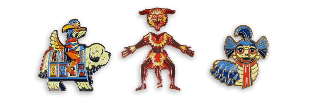 Labyrinth Enamel Pin Set - Vintage Fantasy Collectible Badges for Backpacks, Jackets & Hats | Perfect Gift for Movie Fans & Fantasy Lovers