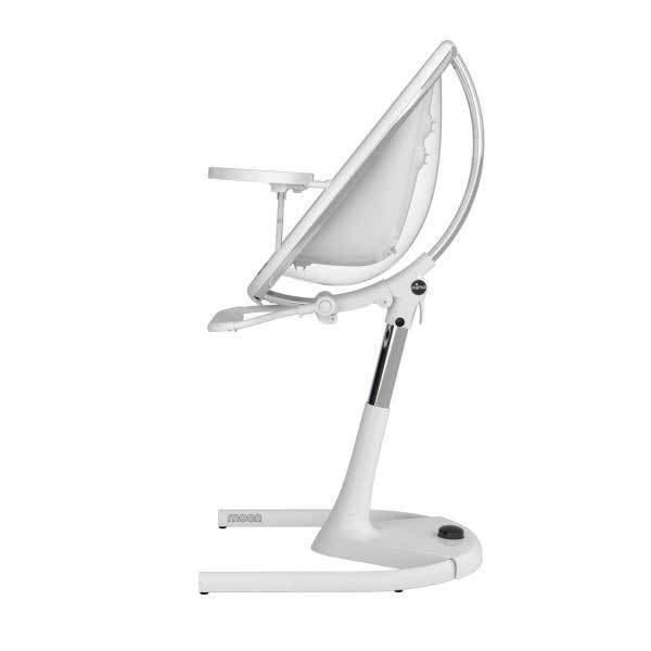 Mima Moon 2G Baby High Chair with Adjustable Height & White Base - Perfect for Dining, Feeding & Playtime at Home