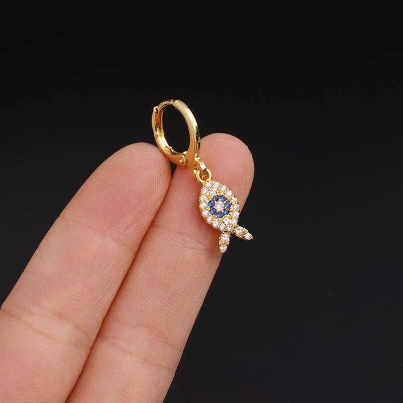 18K Gold Cartilage Seahorse Huggie Hoop Earrings for Women - Dainty & Elegant Seahorse Design for Helix, Tragus, or Lobe Piercings - Perfect for Everyday Wear, Gifts, and Special Occasions
