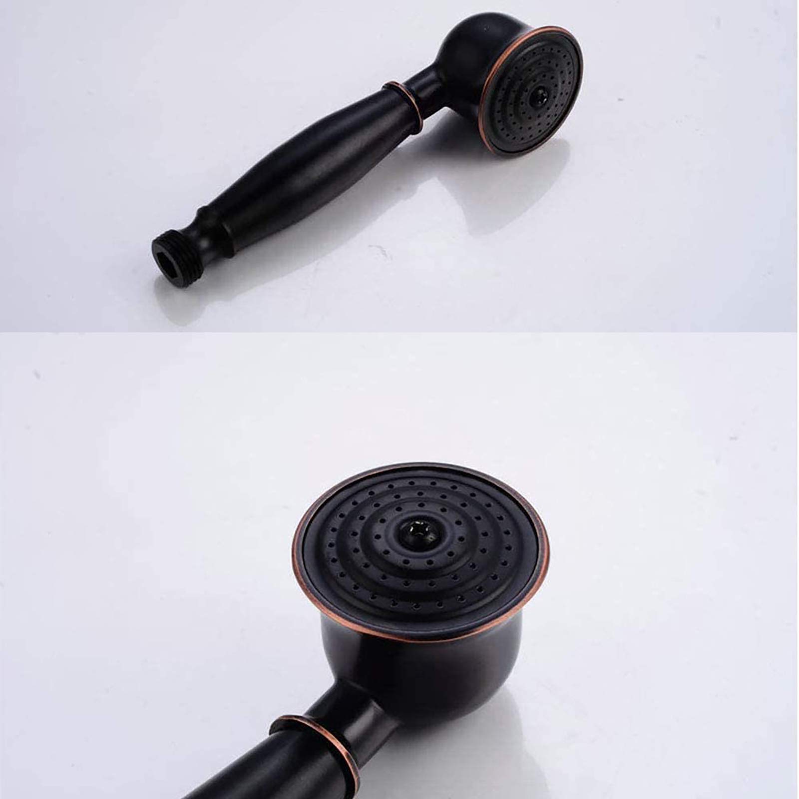 Oil Rubbed Bronze Waterfall Tub Faucet - Single Handle Shower Mixer with Hand Shower - Solid Brass Bathtub Faucet for Modern Bathroom - Perfect for Spa-Like Relaxation and Luxury Bathing Experience
