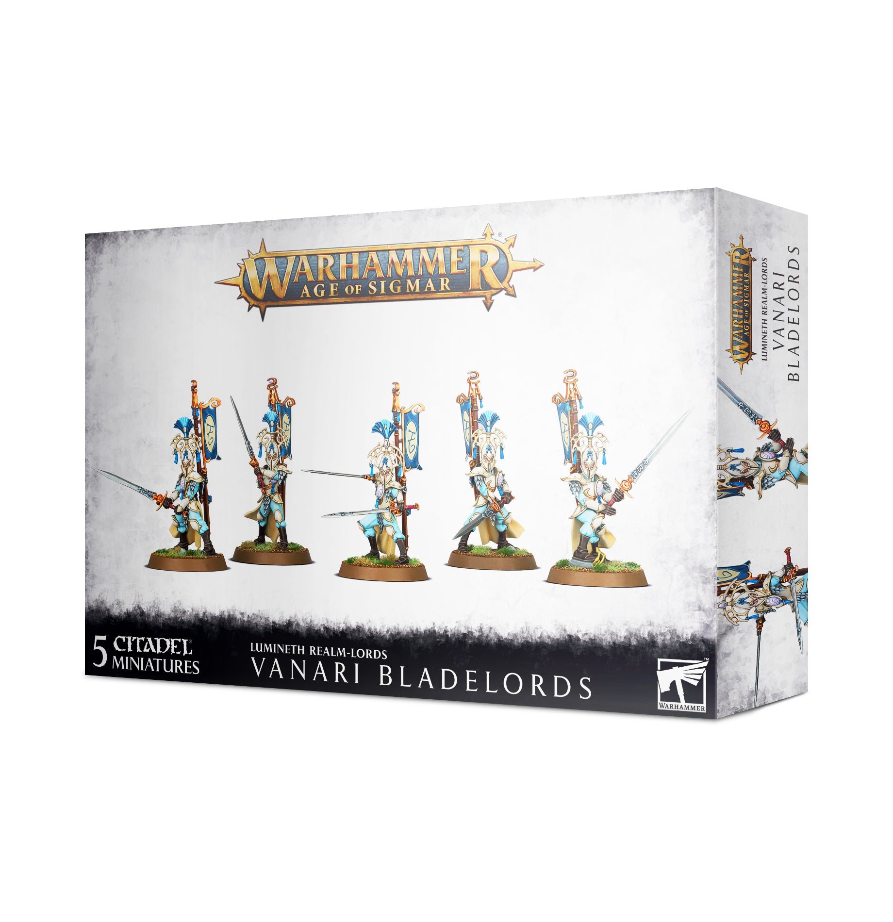 Age of Sigmar Lumineth Realm Lords: Vanari Bladelords - High Elf Warriors for Tabletop Wargaming & Miniature Painting | Perfect for Warhammer Fantasy Battles and Collectors