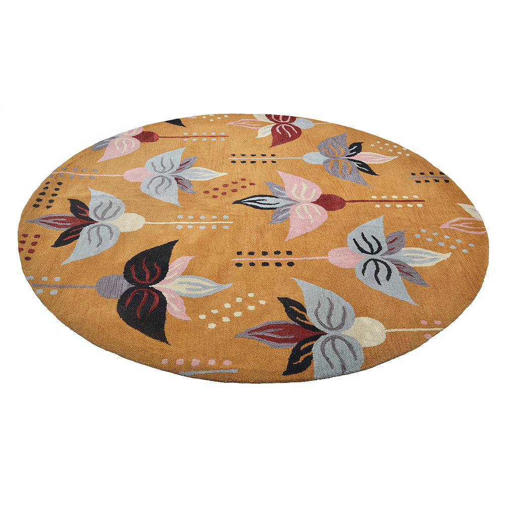 Blue Eyed Grass Hand Tufted Wool Rug - Soft Bohemian Area Rug for Living Room, Bedroom & Nursery Decor