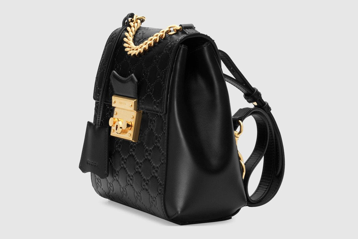 Gucci Padlock GG Signature Backpack for Women - Luxury Designer Backpack in Black | Perfect for Travel, Work & Everyday Use