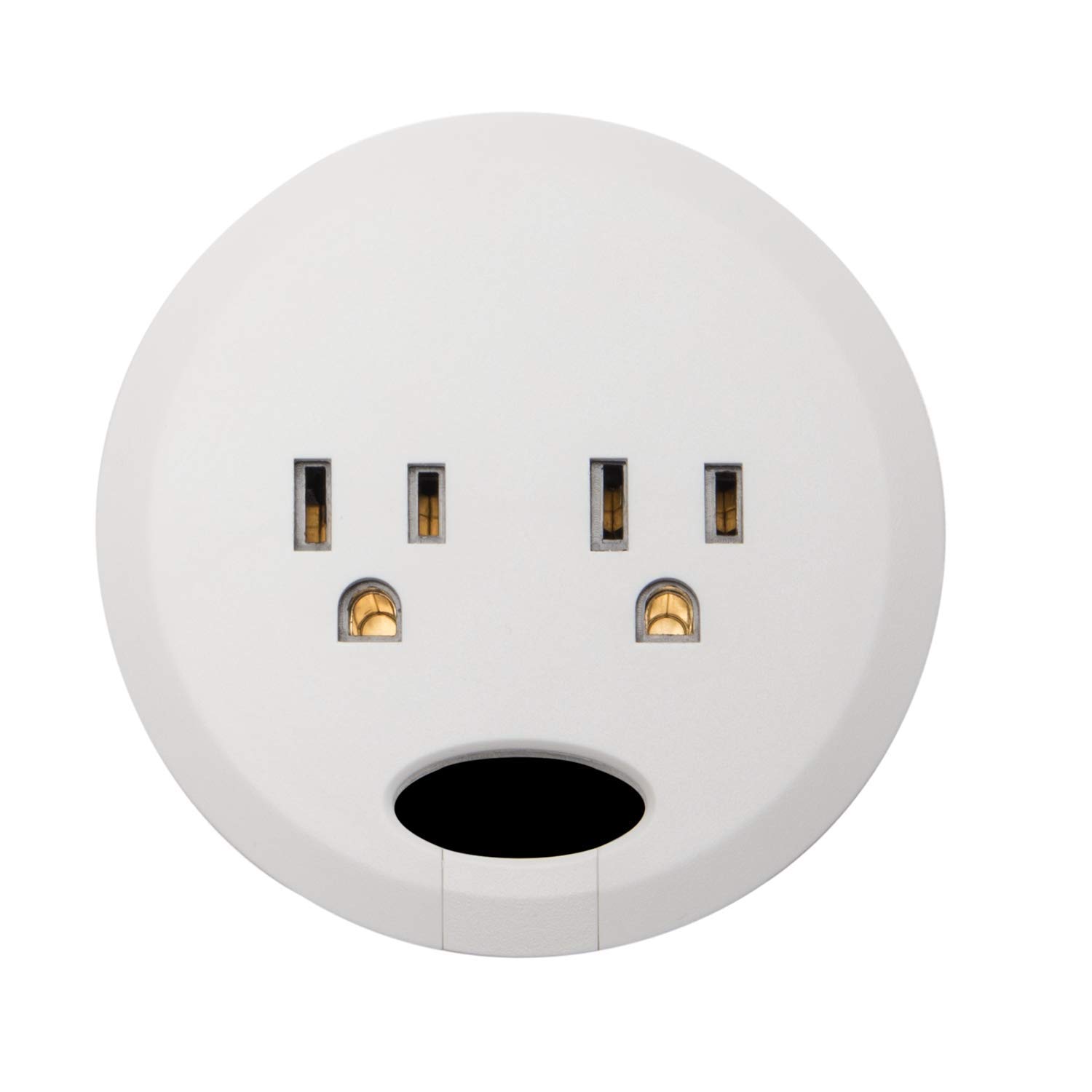 UPLIFT Desk Power Grommet (White) - Cable Management for Home Office