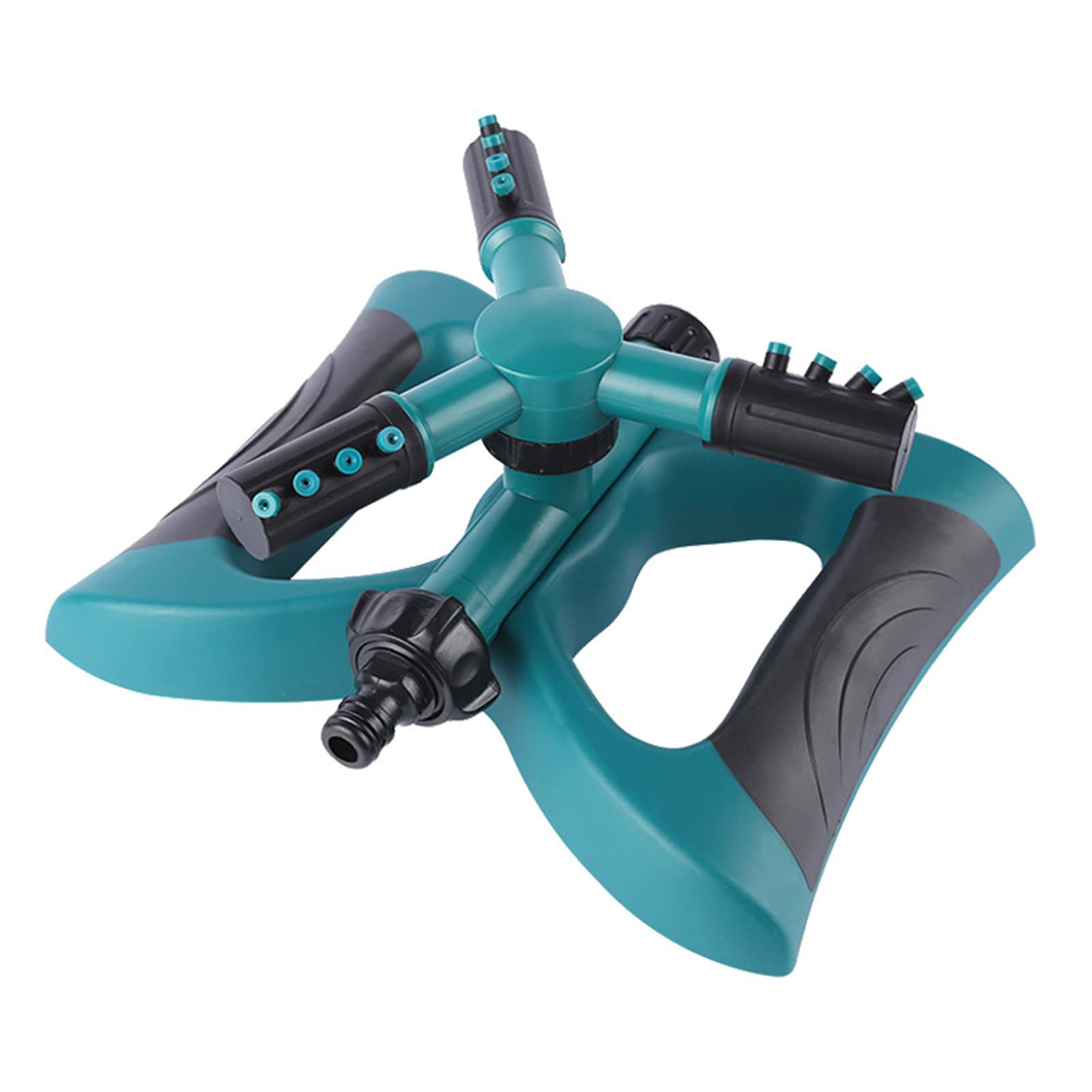 ASHLGQB 360 Degree Rotating Lawn Sprinkler - Adjustable Water Spray Range Garden Sprinkler for Outdoor Plants, Flowers & Vegetables | 3-Arm Irrigation System with Easy Hose Connection | Perfect for Lawn, Garden & Backyard Watering