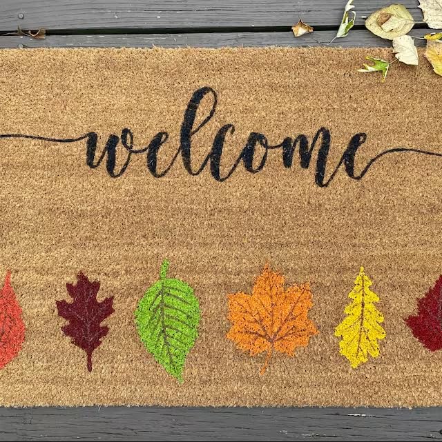 DGAGA Reusable Self-Adhesive Chalk Mesh Stencils - Fall & Autumn Silk Screen Printing Kit for Wood Painting, DIY Farmhouse Signs, Crafts | Perfect for Chalk Paste, Screenprinting Beginners & Seasonal Home Decor Projects