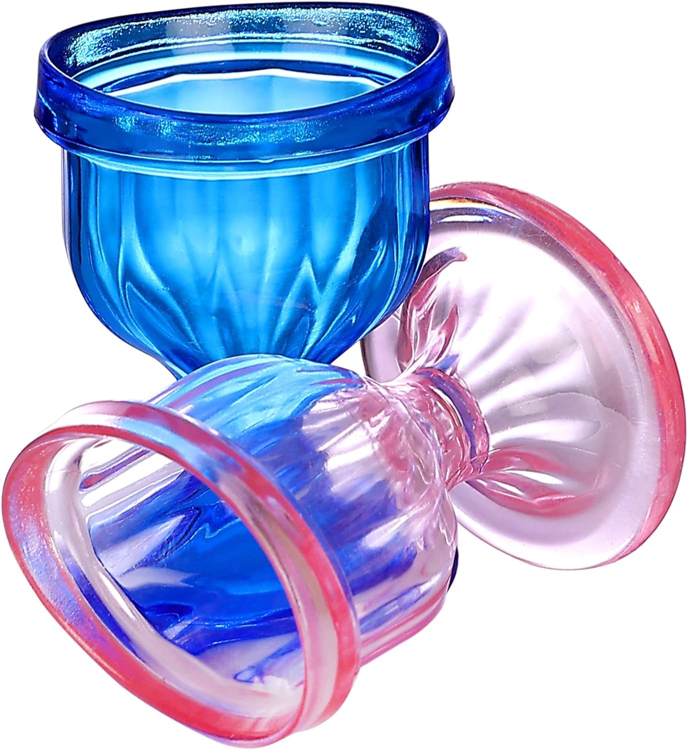 **Soulvine Eye Wash Cups for Effective Eye Cleansing – Comfortable Eye-Shaped Rim, Snug Fit | Eye Cleanser Solution for Tired Eyes, Eyestrain, Makeup & Dust Removal | Eye Wash Kit for Makeup Remover (Orange or Blue) – Perfect for Daily Eye Care, Contact Lens Wearers & Post-Surgery Use**