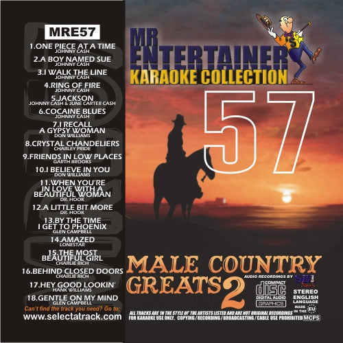MRE57 Men's Country Western Boots - Durable Leather Cowboy Boots for Riding, Work & Outdoor Activities