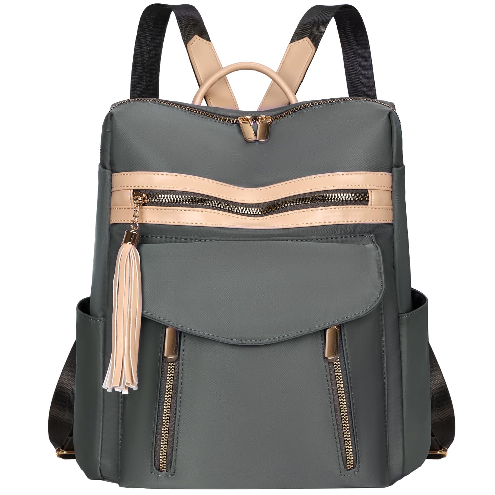 Leathario Women's Small Backpack Purse - 13 Inch Laptop Backpack for Work & Travel, Lightweight Nylon Casual Daypack for Daily Use | Perfect for Office, Commuting & Weekend Getaways