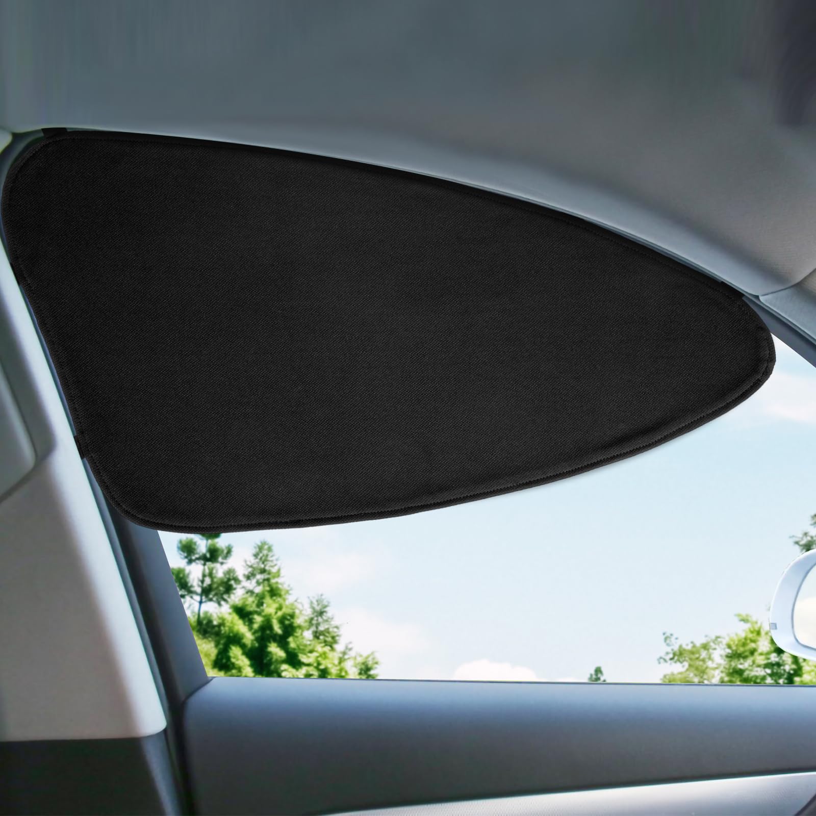 2 Pack Car Window Shades for SUV - Front Window Sun Shade Blocks UV Rays & Heat | Car Sun Shades for Driver & Passenger | Perfect for Road Trips, Summer Driving & Parking Protection