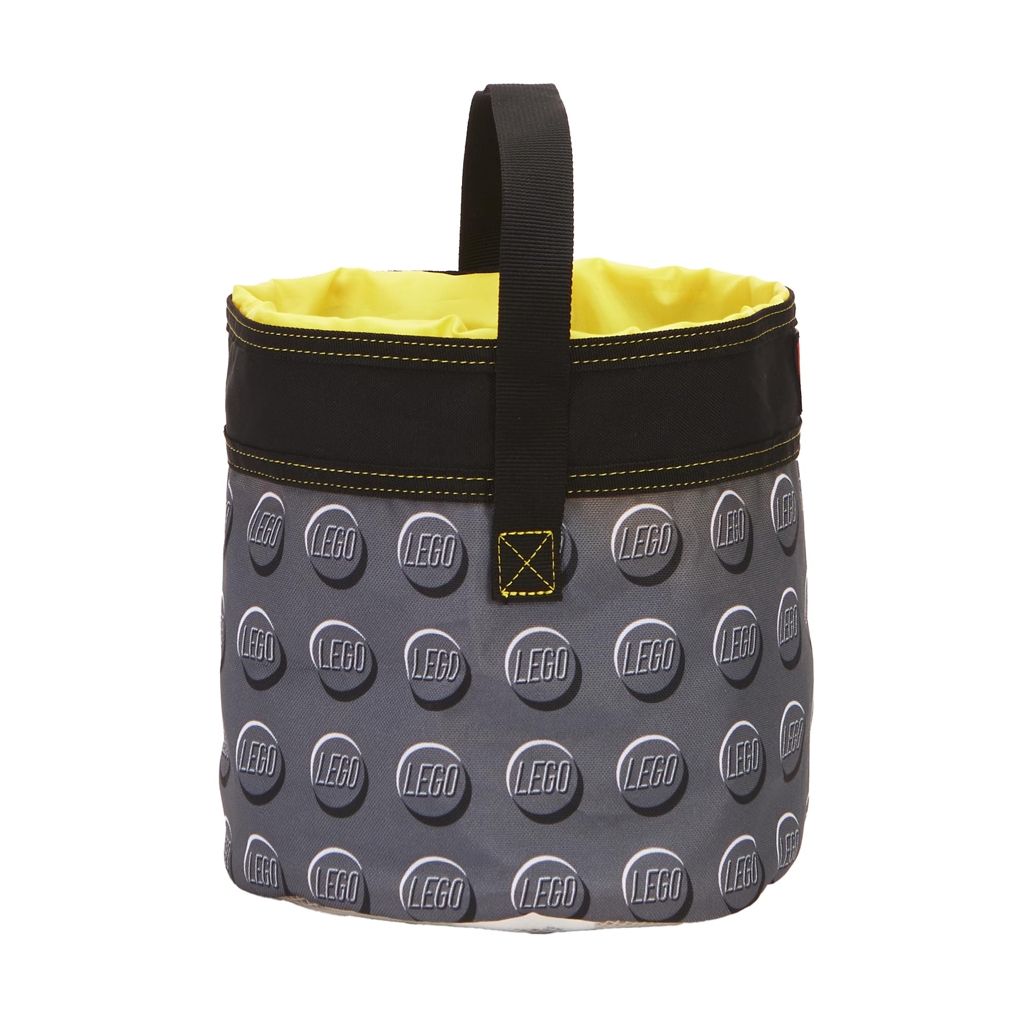 LEGO Storage Cinch Bucket - Large Toy Organizer for Kids, Portable LEGO Brick Container with Handle - Perfect for Playroom, Classroom & Travel Organization