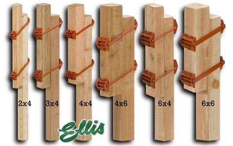 Adjustable Shore Clamps for 3x4 Lumber - Durable Support System for Construction & Scaffolding