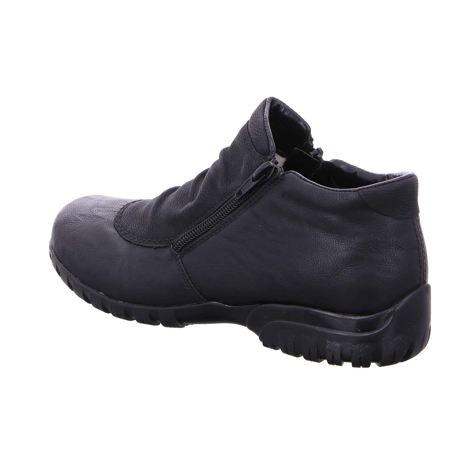 Rieker L4691 Women's Black Ankle Boots - Comfortable Casual & Dress Shoes for Women, UK 5.5 (EU 39) - Perfect for Office, Walking & Winter Fashion