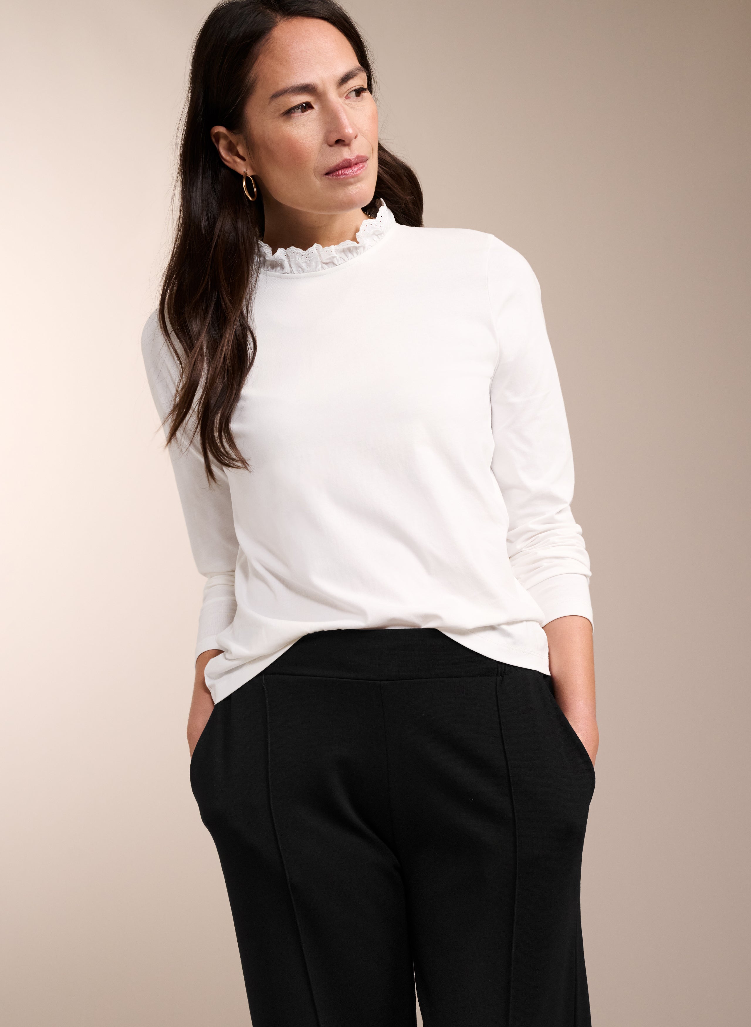 Organic Cotton Top for Women by Agatha - Soft & Breathable Casual Shirt for Everyday Wear, Work & Outings