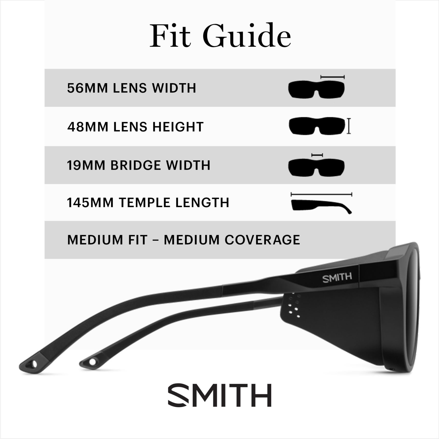 SMITH Optics Venture Sunglasses - Polarized Shield Lens Performance Sports Sunglasses for Skiing, Snowboarding, Cycling & Outdoor Activities - UV Protection for Men & Women - Perfect for Mountain Adventures & Water Sports