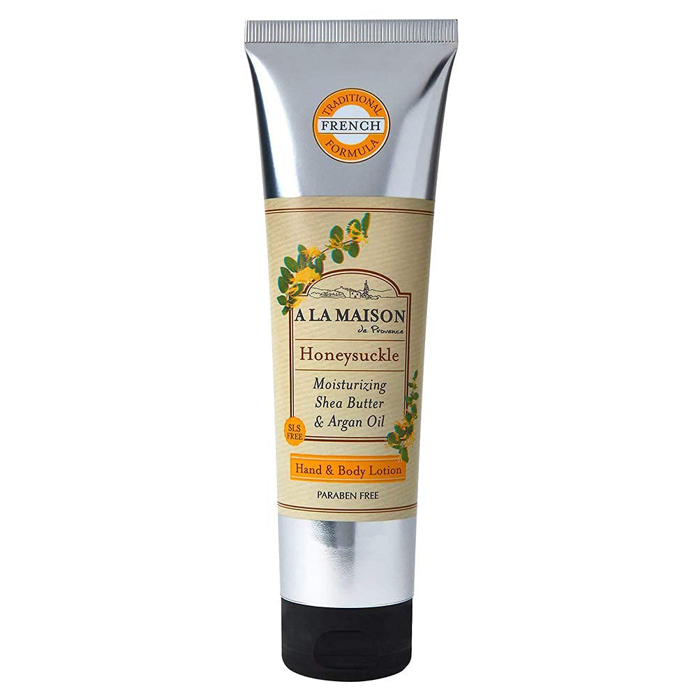 A LA MAISON Honeysuckle Body Lotion 8 oz - Hydrating & Nourishing Moisturizer for Dry Skin | Perfect for Daily Use & Gift Giving