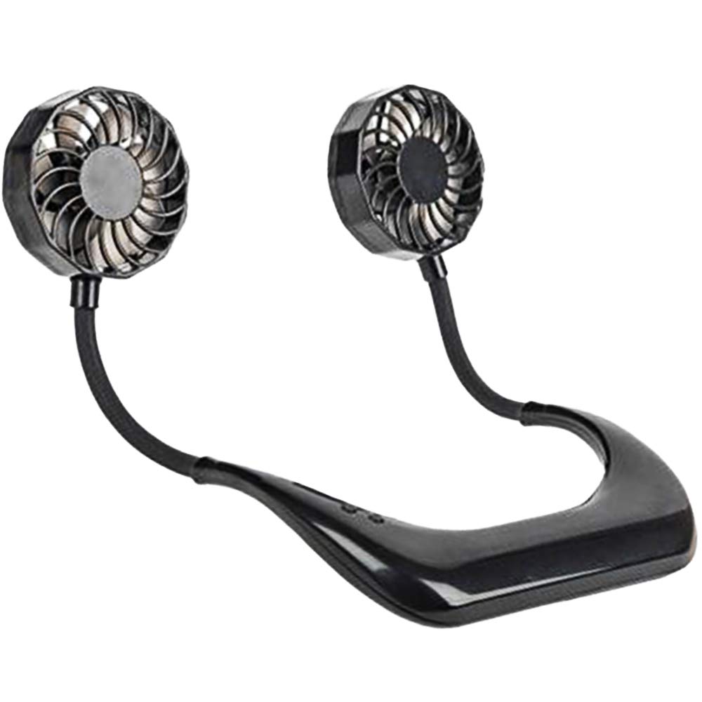 ArtCreativity Hands-Free Light-Up Neck Fan - Portable Battery-Operated Personal Cooling Fan with LED Effects for Kids & Adults - Perfect for Outdoor Sports, Travel, Summer Heat Relief - Great Birthday/Holiday Gift