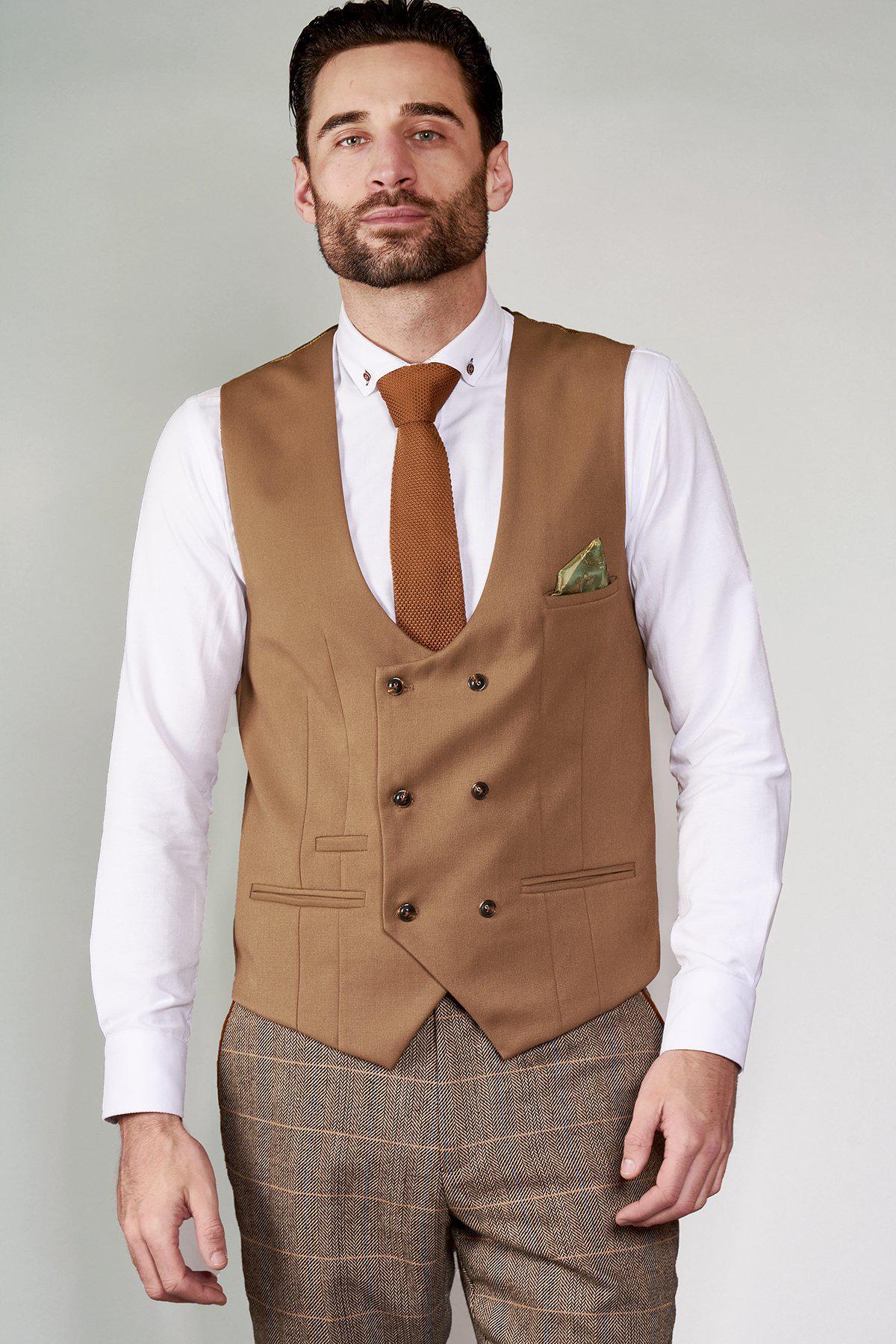 KELLY Women's Double Breasted Waistcoat Vest - Slim Fit Formal Office Wear for Business Professional Outfits & Special Occasions