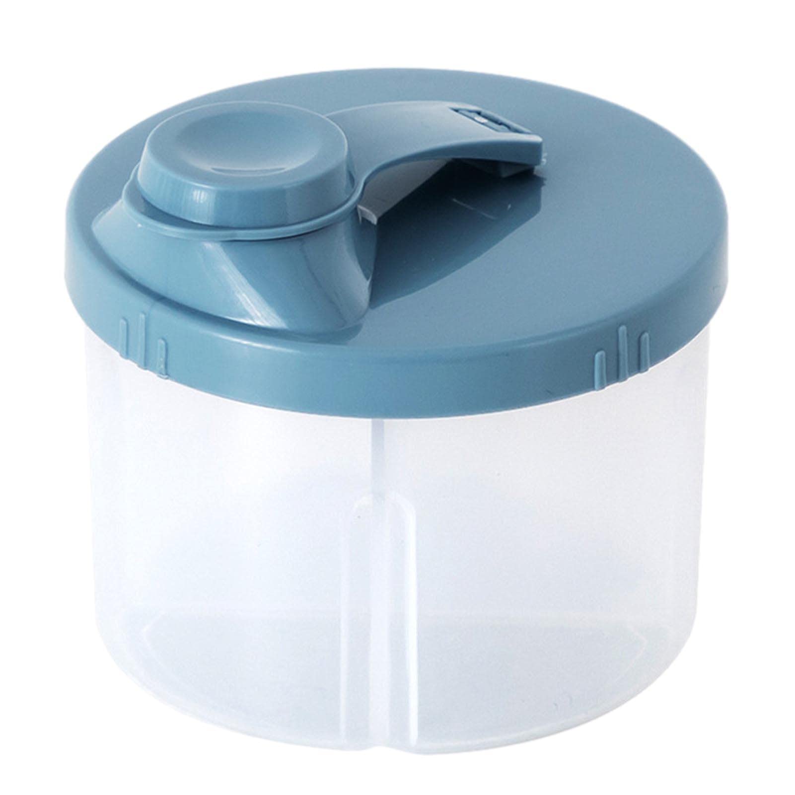 Portable Baby Formula Dispenser - Leak-Proof Quad Container for Milk Powder, Rice & Candy Storage | Perfect for Travel, Daycare & On-the-Go Feeding