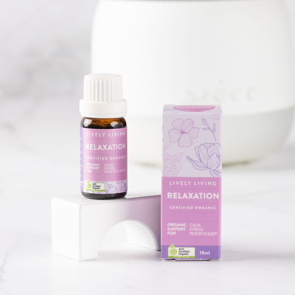 10ml Organic Essential Oil for Relaxation & Stress Relief - Aromatherapy, Massage, Diffuser & Bath Use
