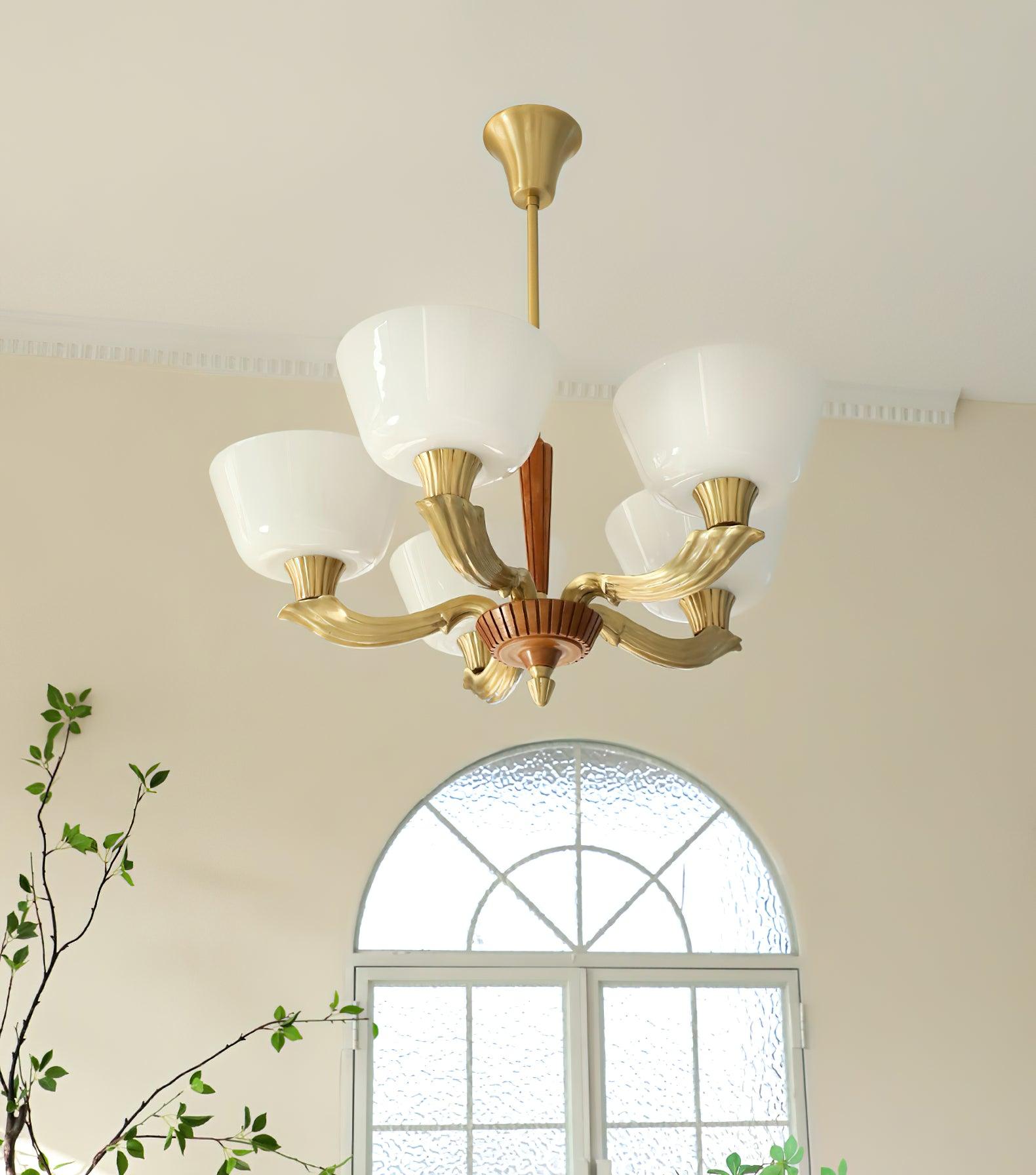 Ascher Chandelier - Modern Crystal Ceiling Light Fixture for Dining Room, Living Room & Bedroom | Elegant Lighting Decor for Home & Office