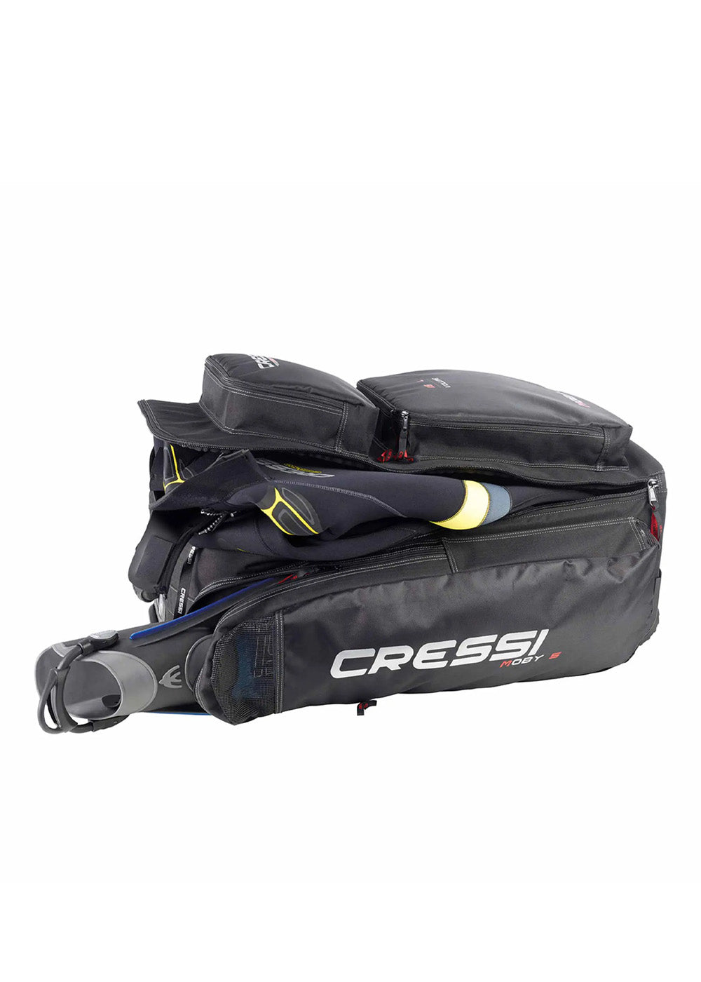 Cressi Moby 5 Roller Bag - Waterproof Scuba Diving Gear Travel Case for Snorkeling & Beach Trips - Perfect for Dive Equipment Storage & Airline Travel