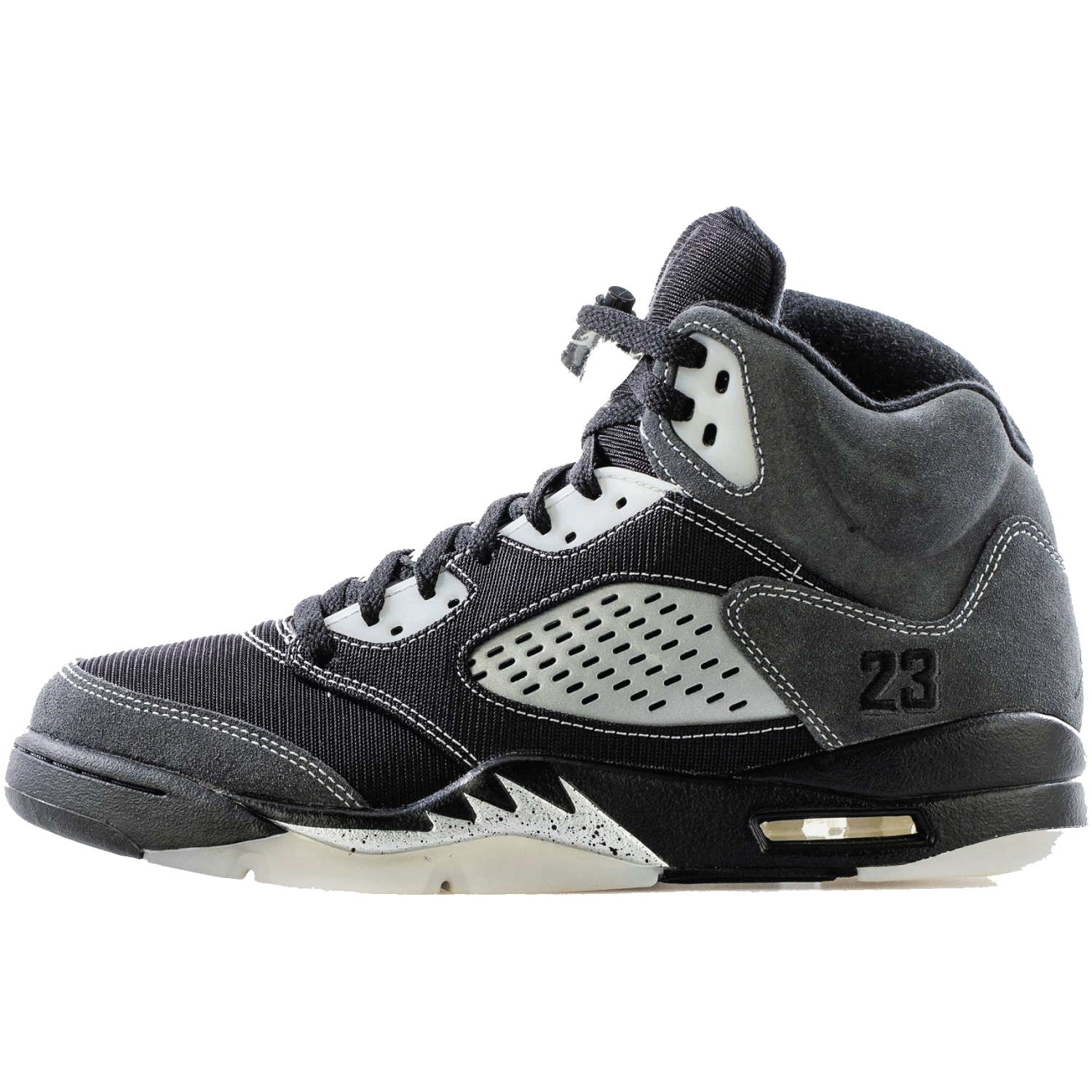 Air Jordan 5 Retro Anthracite Men's Basketball Shoes - Classic Retro Style for Sneaker Collectors & Streetwear Fashion | Perfect for Basketball Games, Casual Wear & Sneakerhead Collections