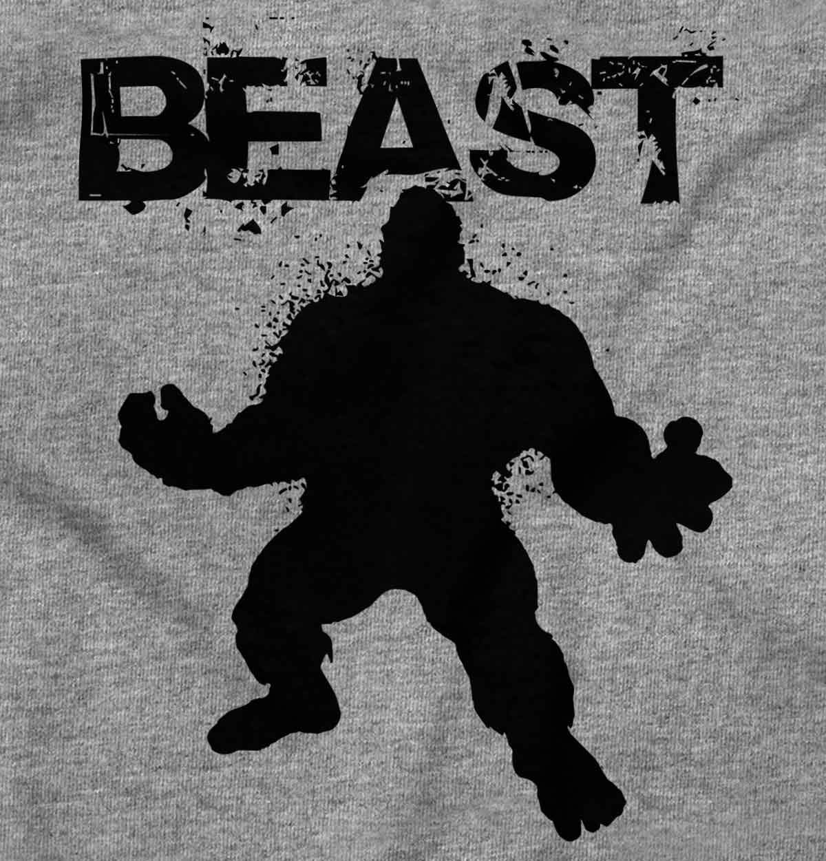 Brisco Brands Beast Gym Fitness Tank Top for Men - Sleeveless Workout Shirt for Bodybuilding & Weightlifting - Perfect for Gym, Training & Fitness Enthusiasts