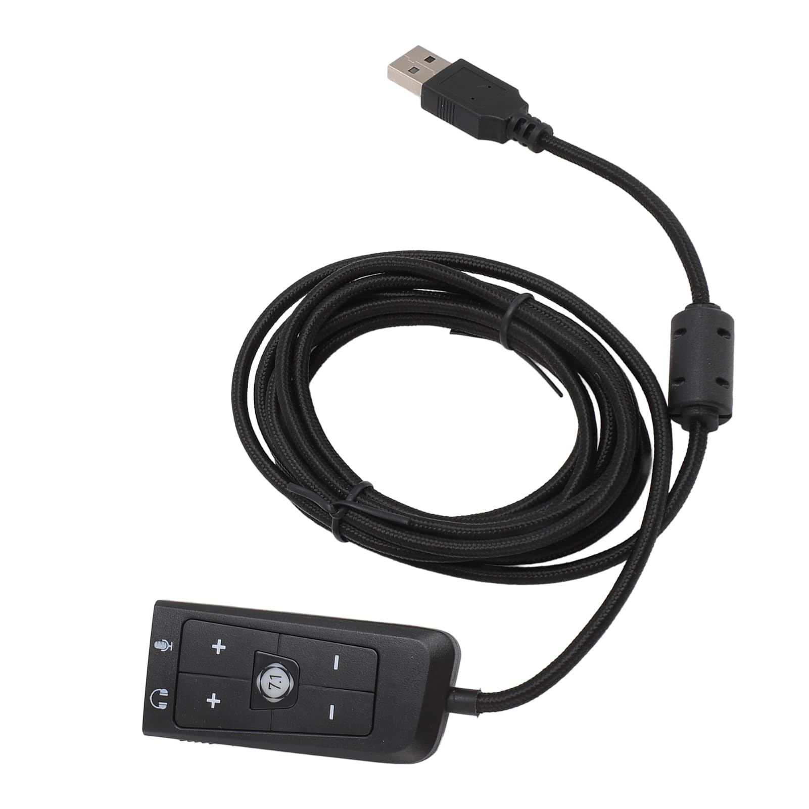USB Sound Card with 3.5mm Jack Audio Adapter - Virtual 7.1 Surround Sound for HyperX Cloud II, PS5, Xbox Series X/S & Xbox One - Plug & Play for Gaming, Streaming & Conference Calls