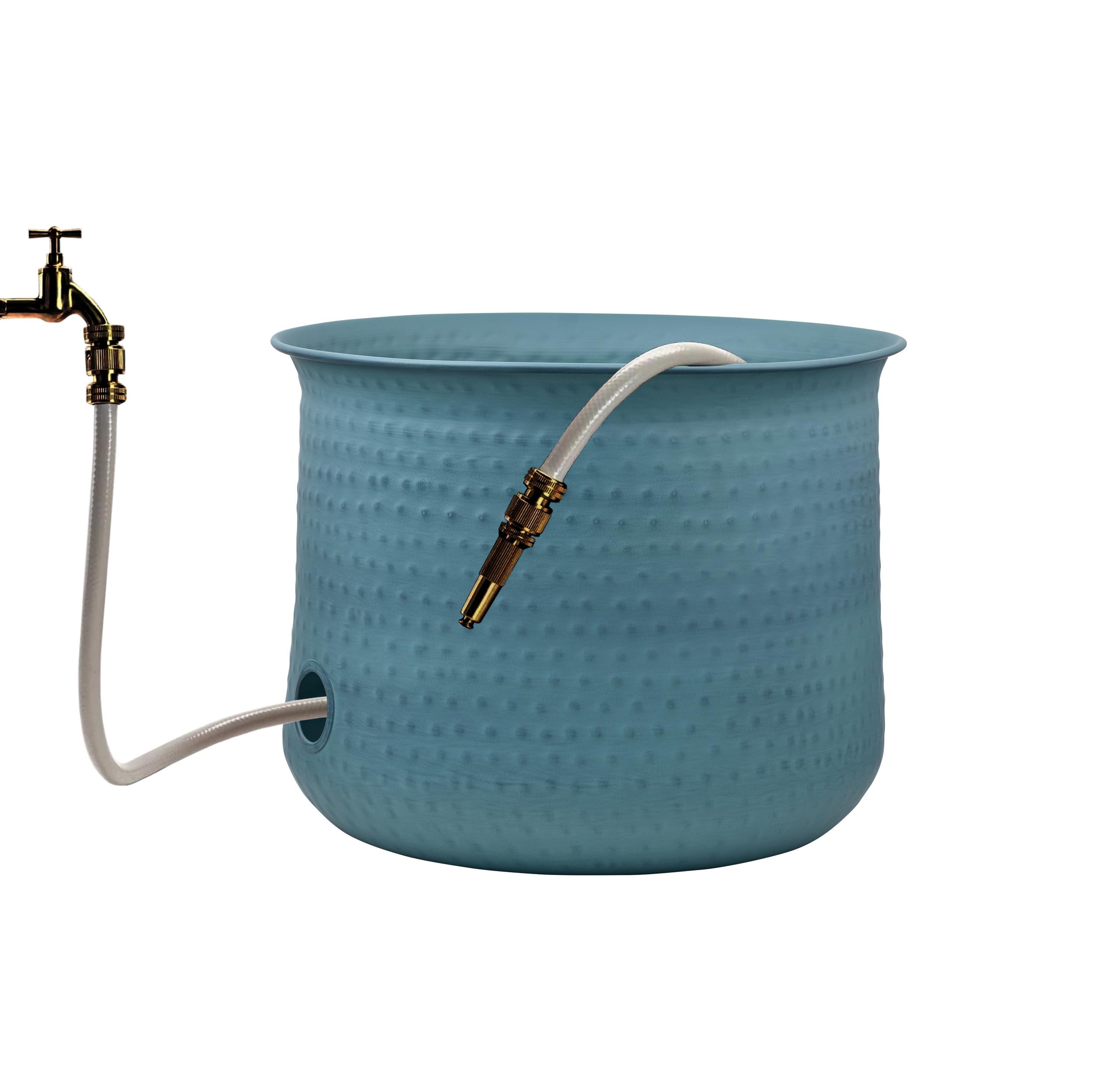 LifeSmart Steel Garden Hose Pot Holder - Durable Outdoor Hose Storage Organizer for Yard, Patio & Garden - Perfect for Keeping Hoses Neat & Tangle-Free