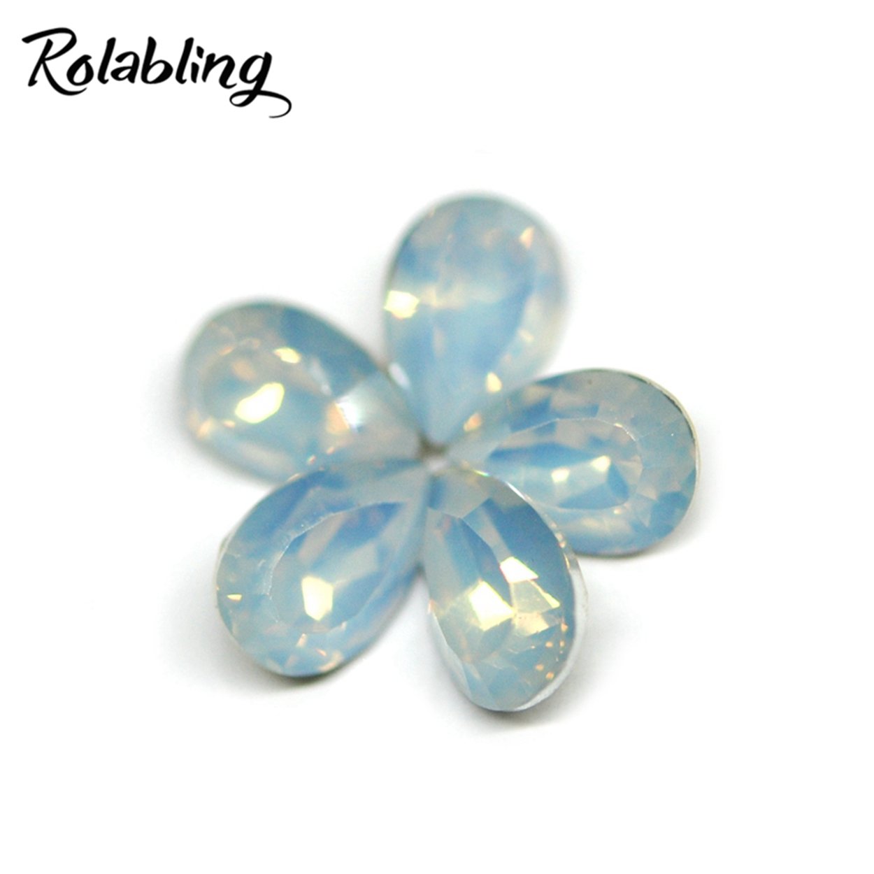 7 Styles Rhinestone Nail Art Decorations - Crystal Glitter Tips for Party & Wedding