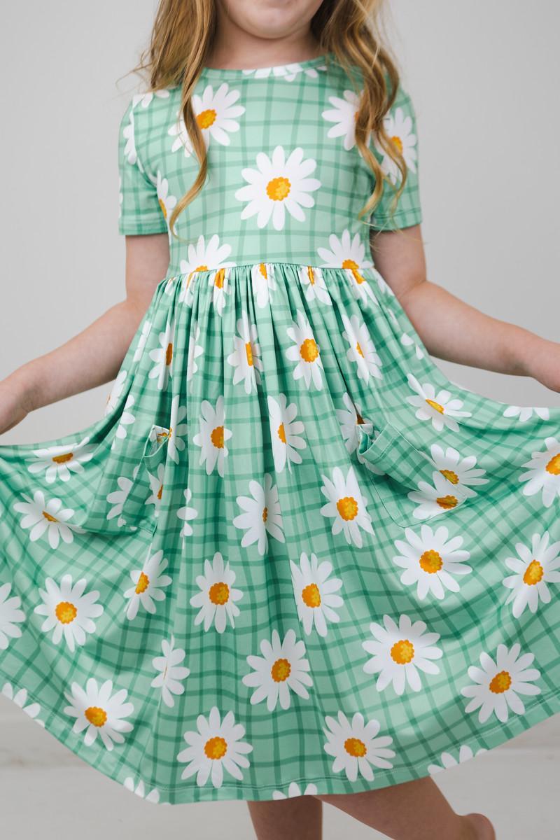 Off the Grid Short Sleeve Pocket Twirl Dress - Summer Casual Flowy Swing Dress for Women, Perfect for Beach Vacations, Picnics & Date Nights
