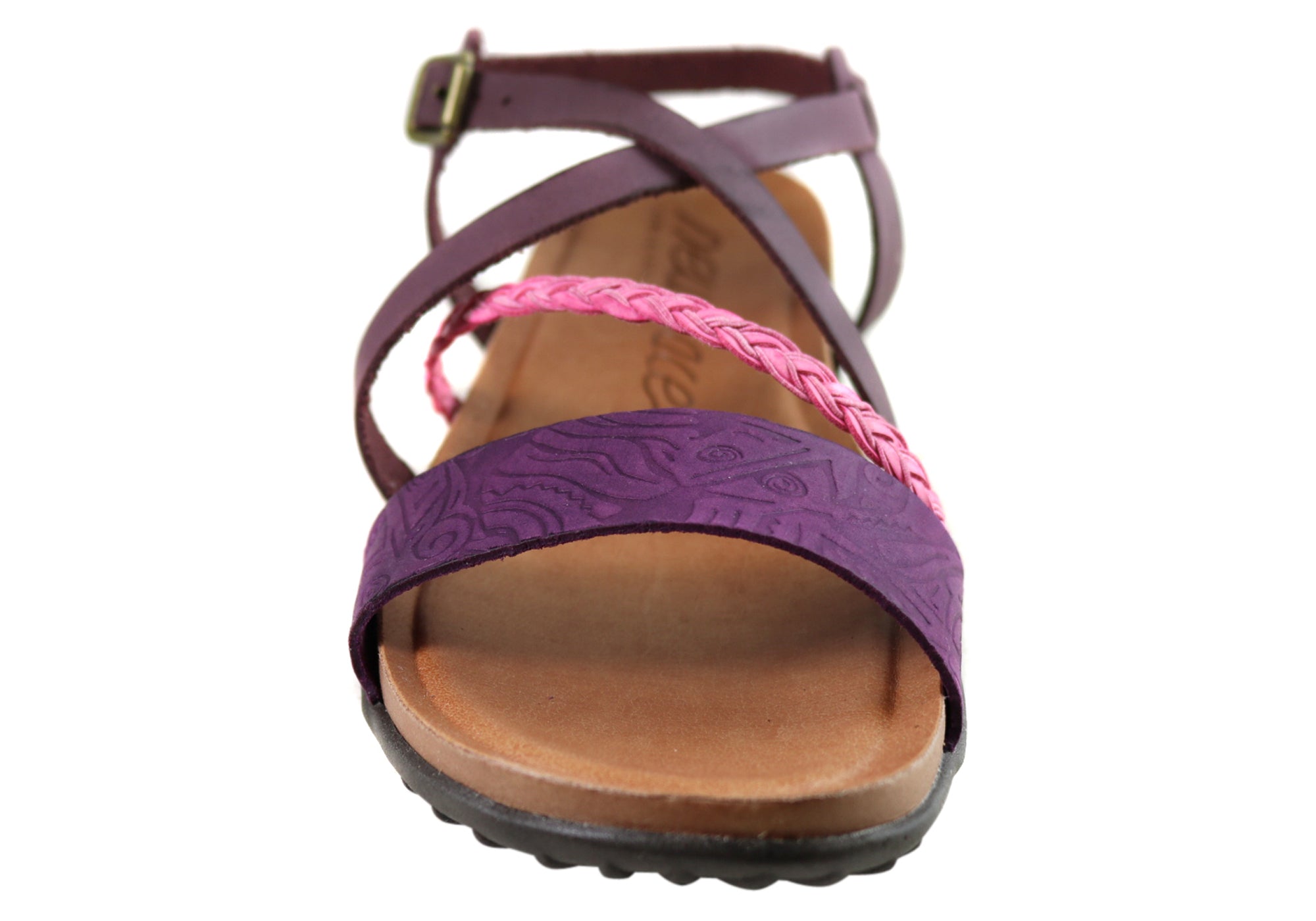 Laurina Women's Comfortable Leather Sandals - Handmade in Brazil - Casual Summer Walking Shoes for Beach, Travel & Everyday Wear