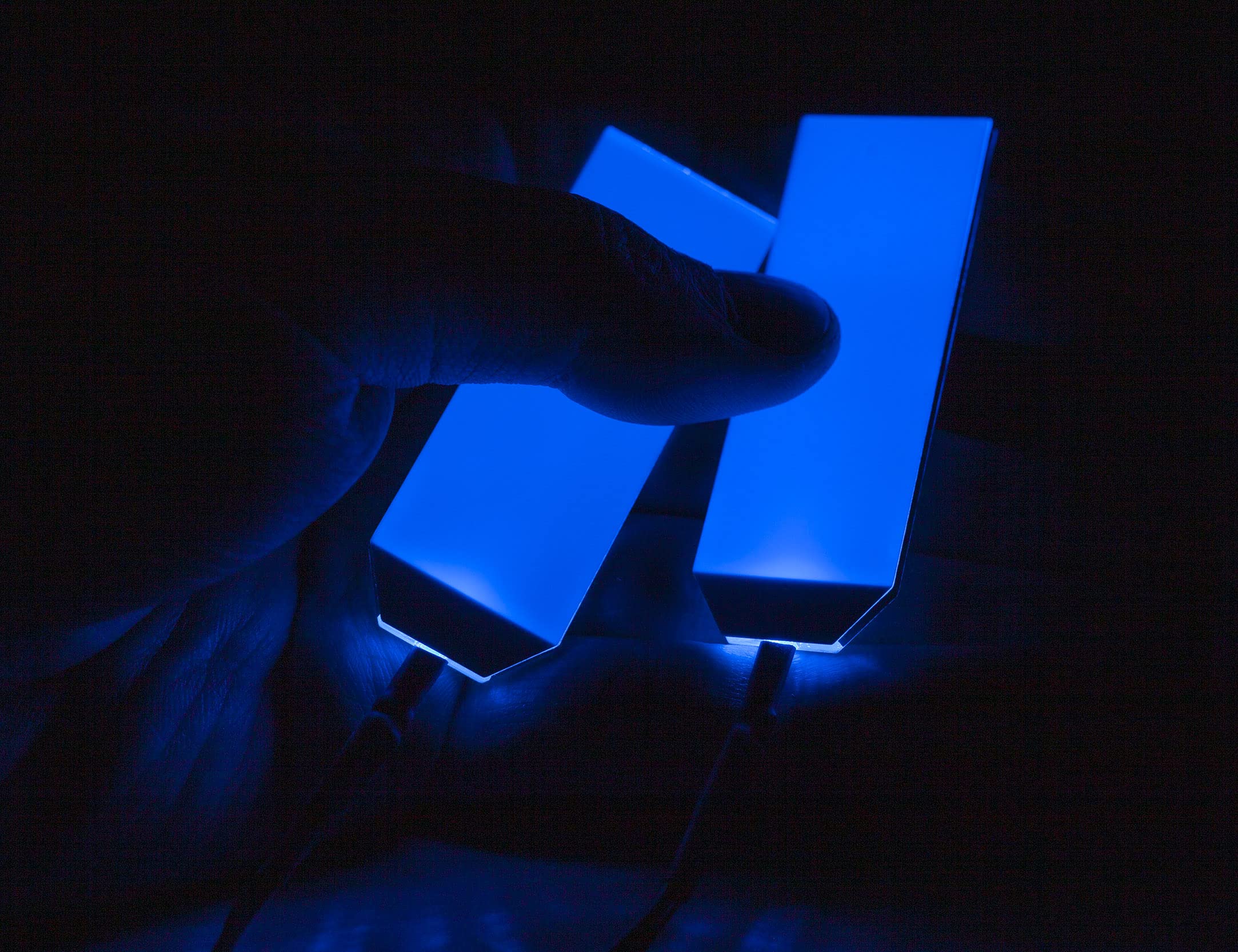 RGB LED Helmet Light Kit - DIY Acrylic Cosplay Lighting for Superhero Costumes | Perfect Gift for Men & Kids | Blue Light Effects for Halloween, Comic Con & Cosplay Events