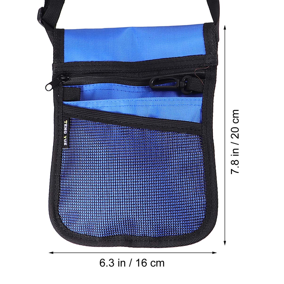 KESYOO Medical Organizer Belt - Waist & Shoulder Fanny Pack for Nurses, Doctors & Healthcare Workers - Blue Medical Care Tool Kit - Perfect for Hospitals, Clinics & Home Healthcare Use