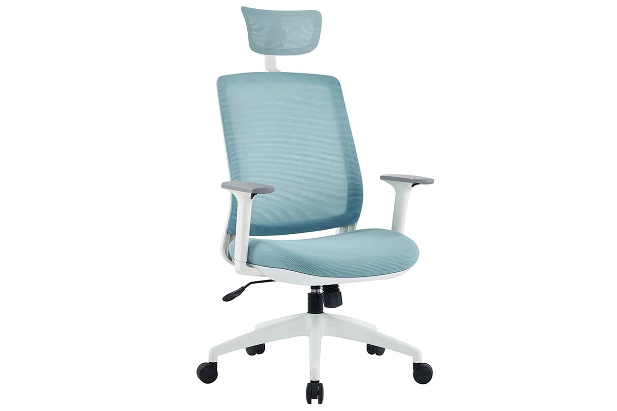 Finch Ergonomic Mesh Office Chair with Adjustable Headrest - Comfortable & Breathable for Home & Workspaces